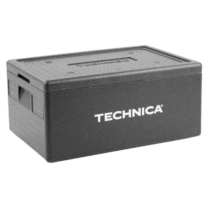 Termoizoláló edény GN 1/1, TECHNICA, ezüst szín, 40 l, 600x400x283 mm, fedéllel