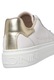 Baldinini, Pantofi sport de piele cu garnitura contrastanta, Alb, 34.5