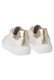 Baldinini, Pantofi sport de piele cu garnitura contrastanta, Alb, 34.5