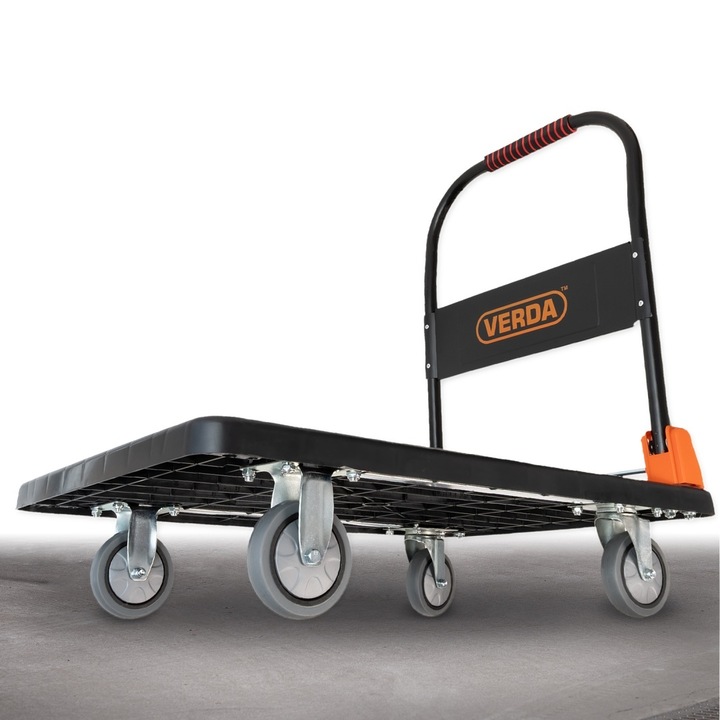 Carucior Transport 300KG Heavy Duty – Platforma Antiderapanta, Roti ...