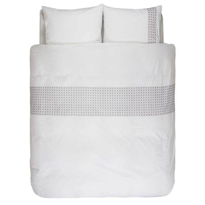 Párna- és takaróhuzat szett 2 személyre, selyemhatású huzatok, 100% pamut, 200 x 220 cm, Essenza