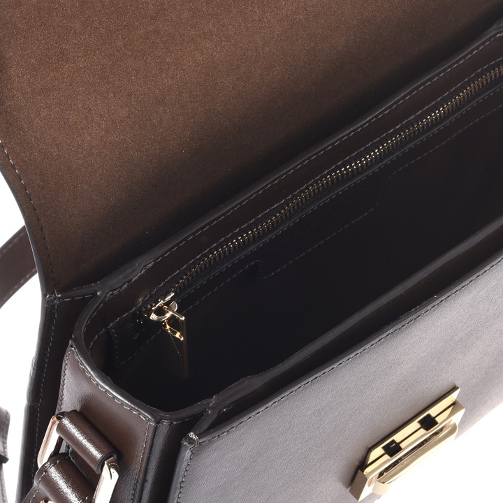 Baldinini, Geanta crossbody pielewqfwqd, Negru, 18x24x8