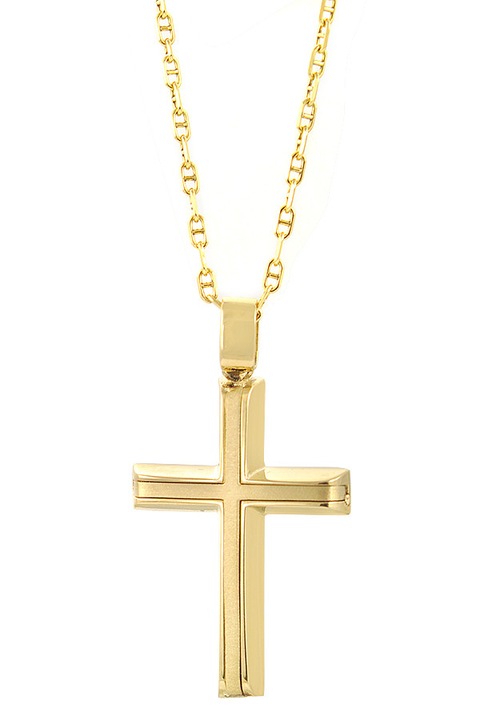 Colier dama, Val'Oro, aur, cu pandantiv, auriu