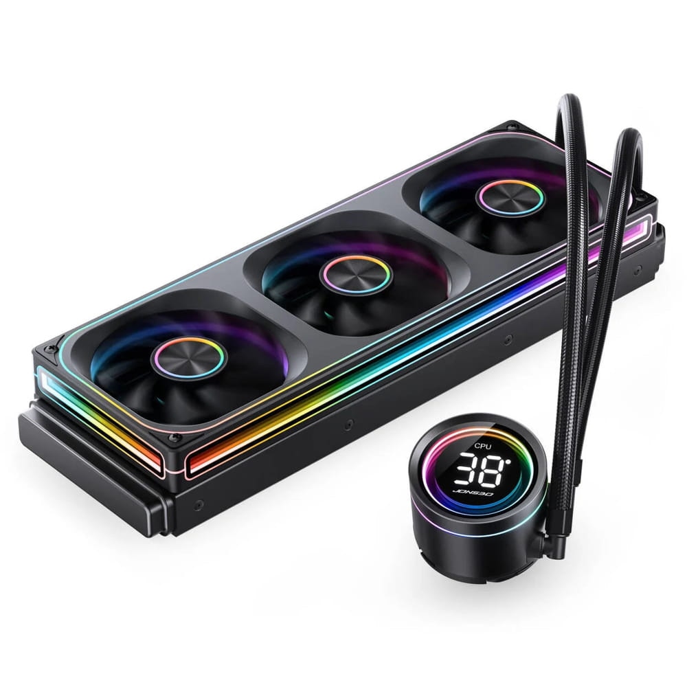 Cooler lichid Jonsbo TH-360 AiO, radiator 360mm, ARGB, negru - eMAG.ro