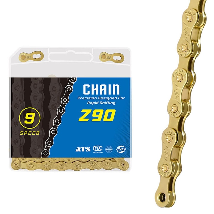 Lant bicicleta Houson, 9 viteze, 116 zale, 1/2 x 11/128 inch