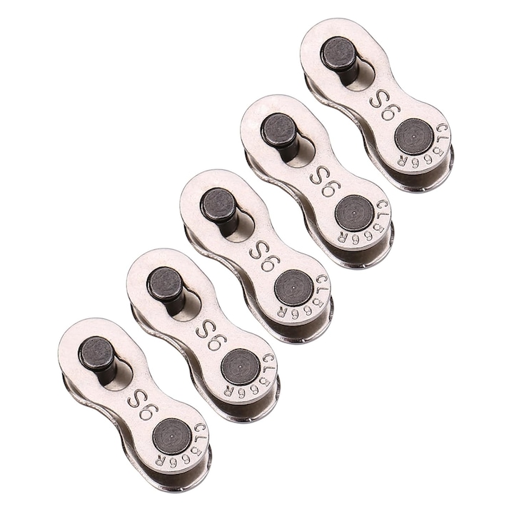 Set 5 Perechi Zale Bicicleta KooingTech, Otel Tratament, Rezistente, 9 Viteze, Dimensiune 2.1x0.8x0.5cm