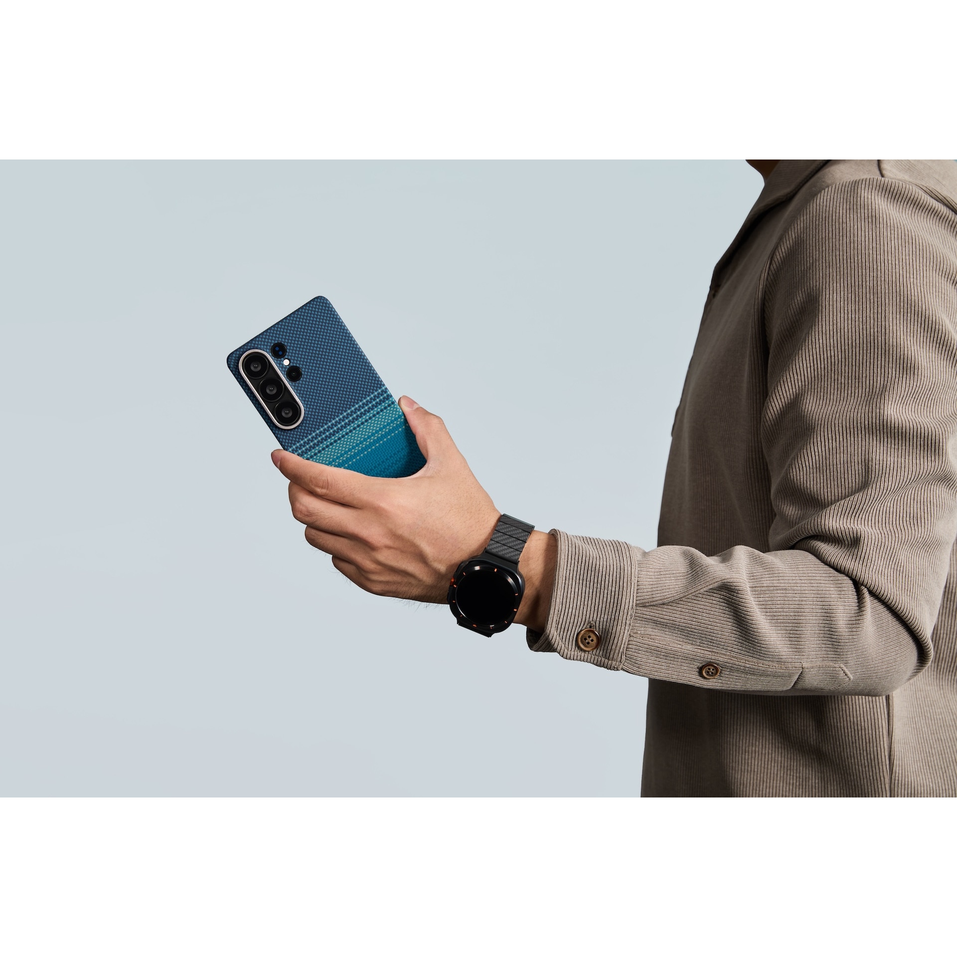 Husa de protectie Pitaka Ultra-Slim Edge Aramida pentru Samsung Galaxy S26 Ultra Moonrise