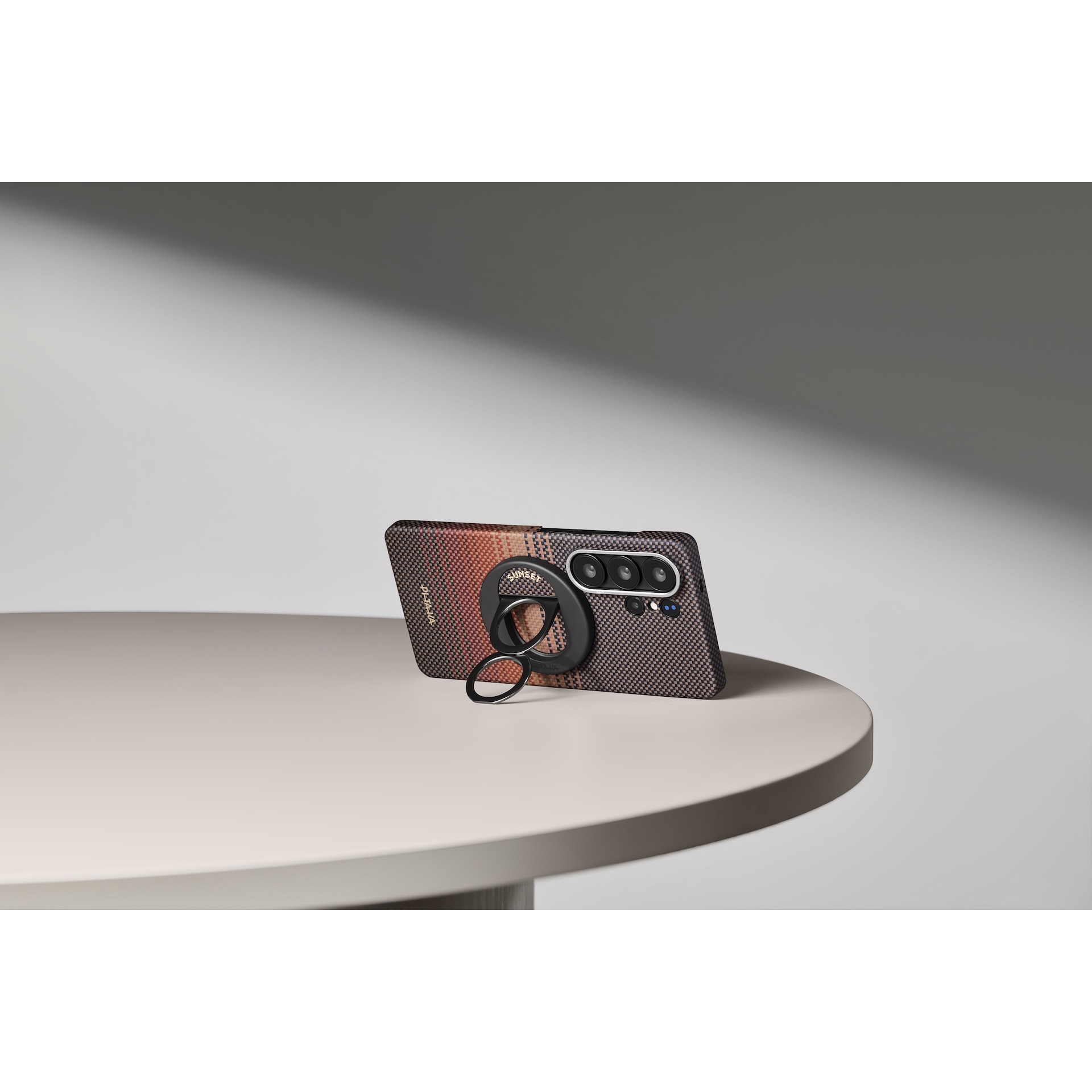 Husă Pitaka pentru Samsung Galaxy S26 Ultra, ultra-subțire Edge, culoare Apus de Soare