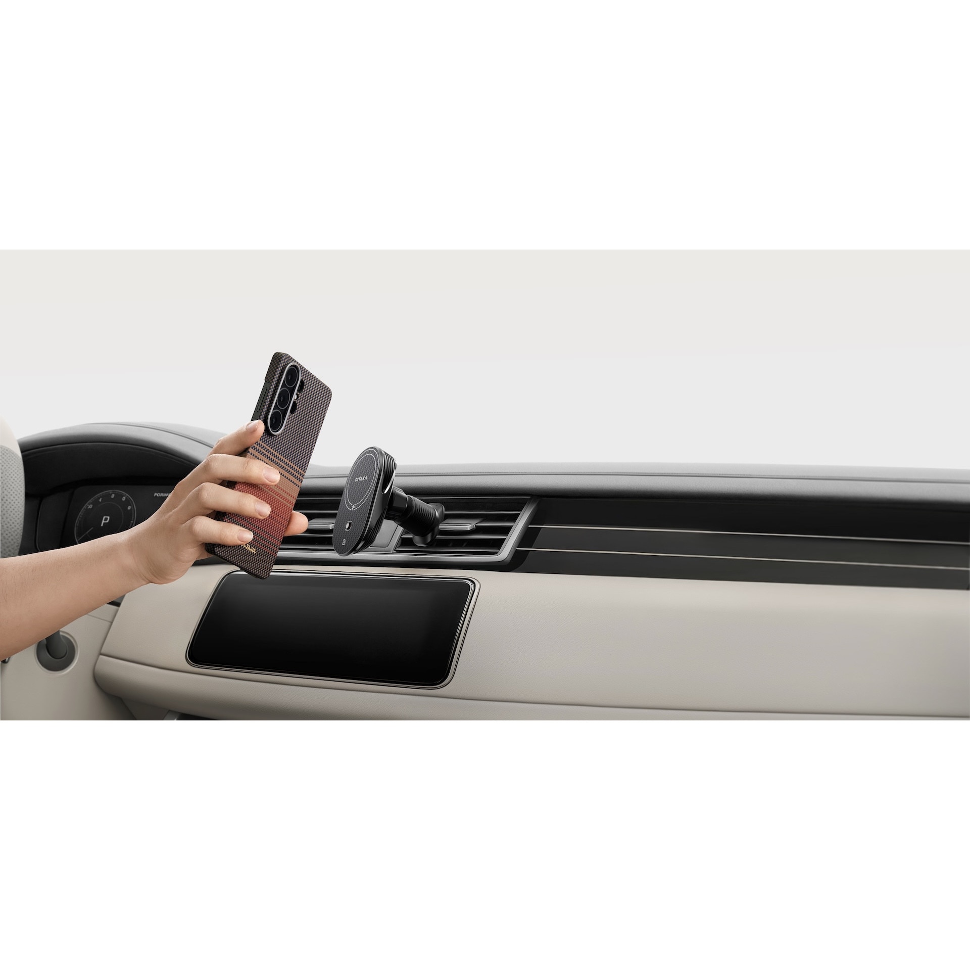 Husă Pitaka pentru Samsung Galaxy S26 Ultra, ultra-subțire Edge, culoare Apus de Soare