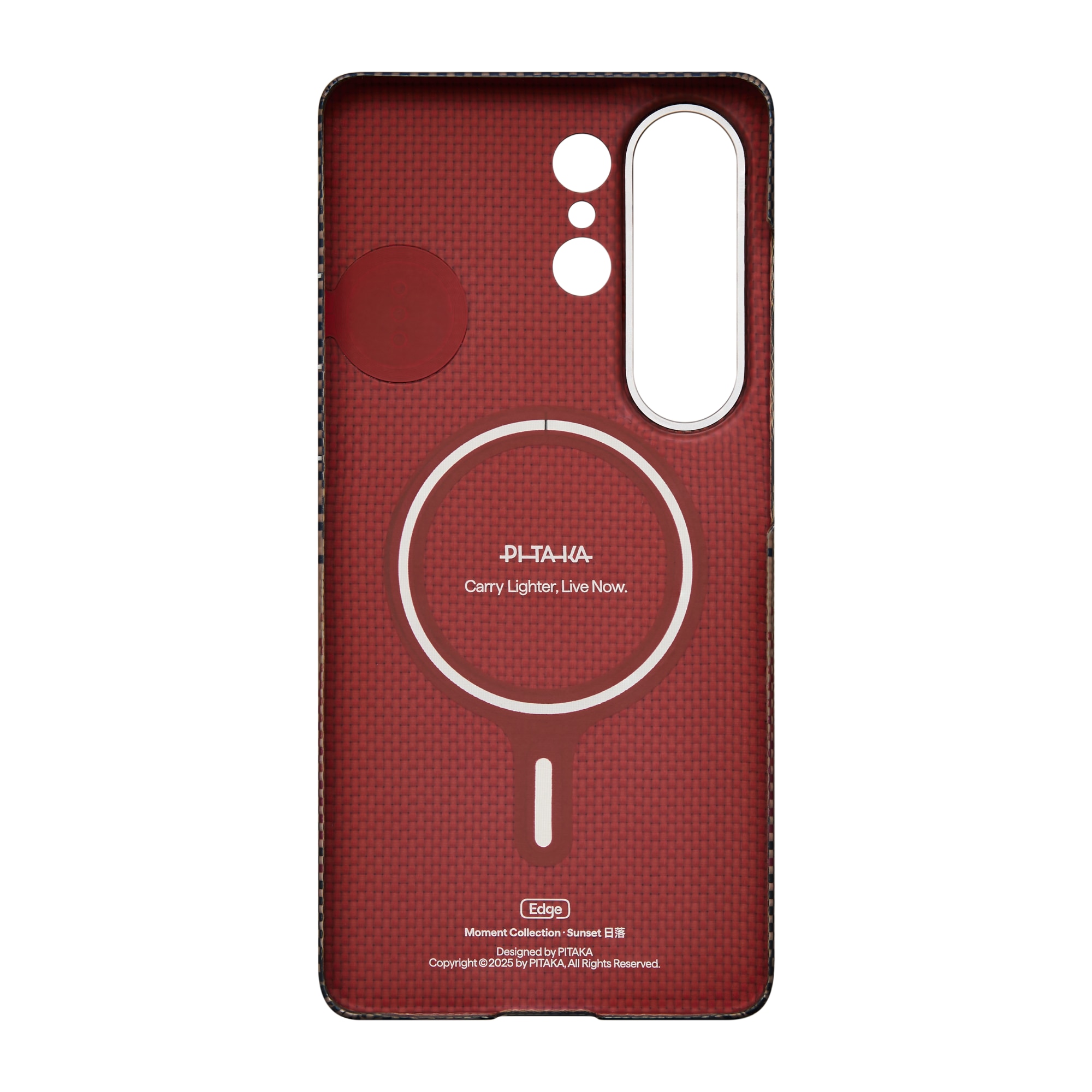 Husă Pitaka pentru Samsung Galaxy S26 Ultra, ultra-subțire Edge, culoare Apus de Soare