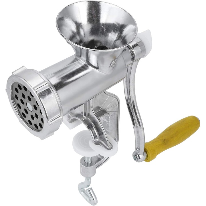 Tocator manual carne Asixxsix, aluminiu, design ergonomic, usor de utilizat