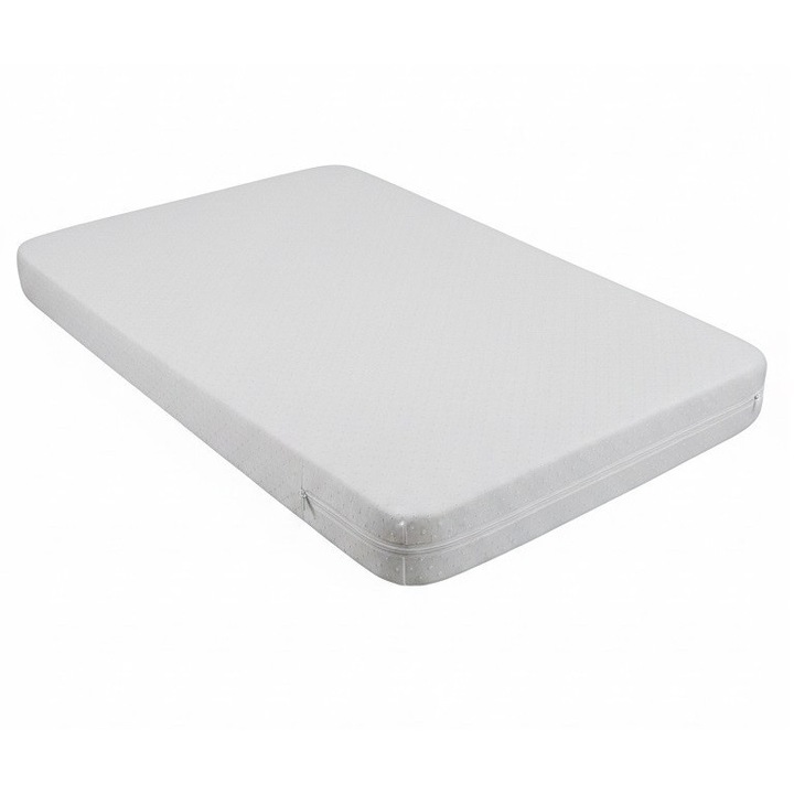 Saltea pentru patut Nichiduta Dreamillo Alb 100x50x8 cm, cu husa detasabila cu fermoar, spuma cu duritate medie