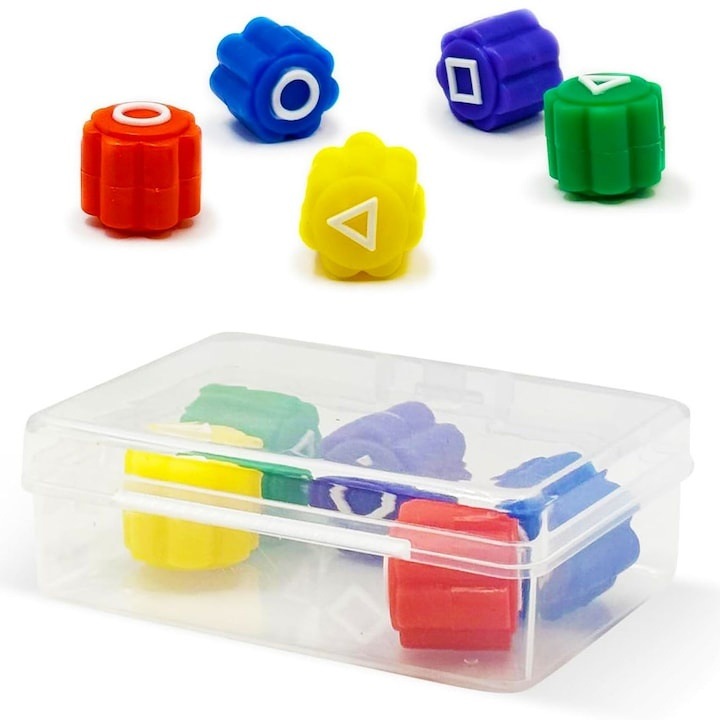 Squid Game Gonggi, Nyerd meg a játékot, 5 darab és 1 doboz