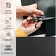 Piele Ecologica Autoadeziva, Imitatie de Piele Naturala, Piele Sintetitca, pentru Reconditionare Canapele, Scaune, Fotolii si Interior Auto, Dimensiune 50 x 135 cm, Material Premium Negru, ORIGINAL DEALS