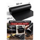 Piele Ecologica Autoadeziva, Imitatie de Piele Naturala, Piele Sintetitca, pentru Reconditionare Canapele, Scaune, Fotolii si Interior Auto, Dimensiune 50 x 135 cm, Material Premium Negru, ORIGINAL DEALS
