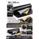 Piele Ecologica Autoadeziva, Imitatie de Piele Naturala, Piele Sintetitca, pentru Reconditionare Canapele, Scaune, Fotolii si Interior Auto, Dimensiune 50 x 135 cm, Material Premium Negru, ORIGINAL DEALS