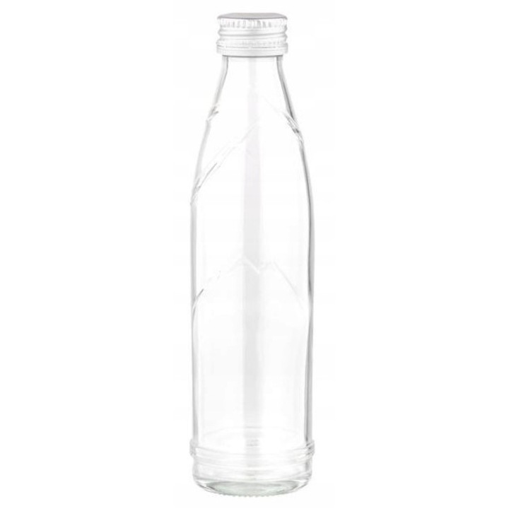 Стъклена бутилка 200мл, Altom, прозрачна, за многократна употреба, екологична