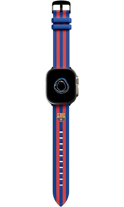 Curea din piele OCPC pentru Apple Watch 45 mm FC Barcelona