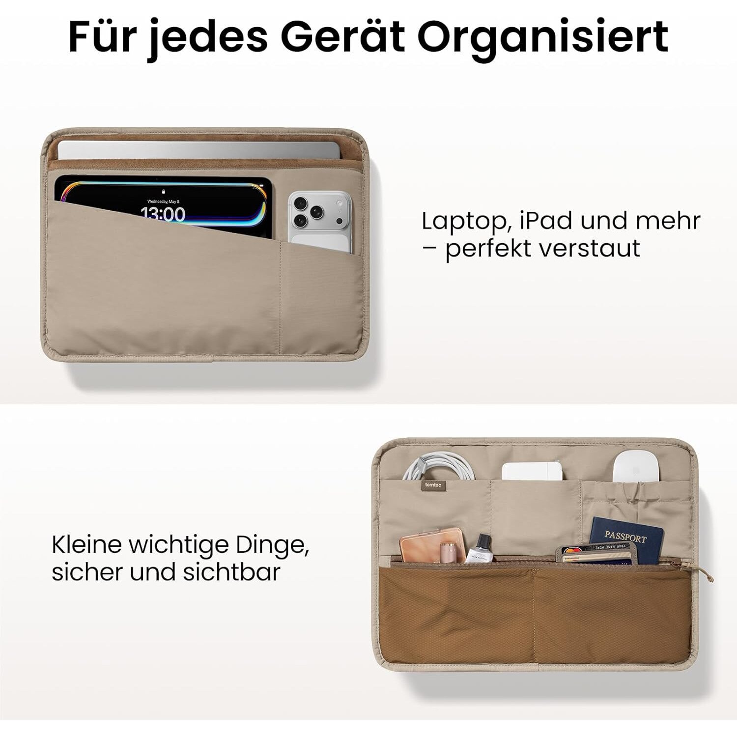 Geanta Laptop tomtoc Terra-A28, Design inspirat de natura, 15-16 inch