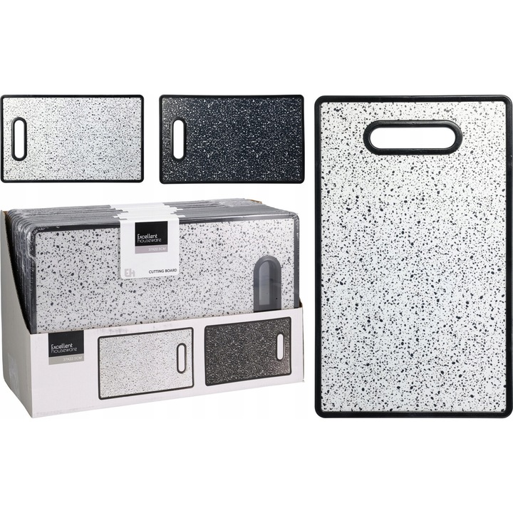 Tocator de bucatarie Koopman, 37x22,5cm, design modern cu buline, 1 bucata