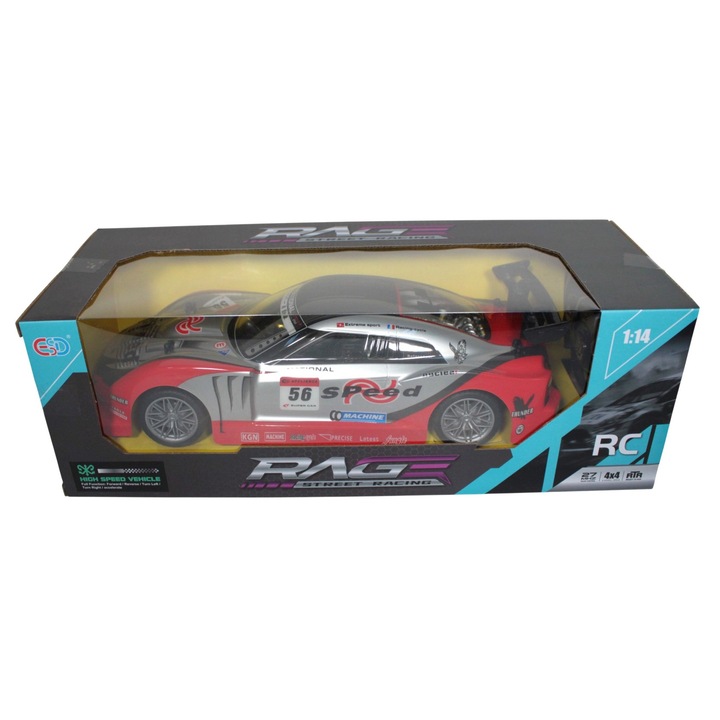 Masina cu radiocomanda, multicolor, raliu, ESD998