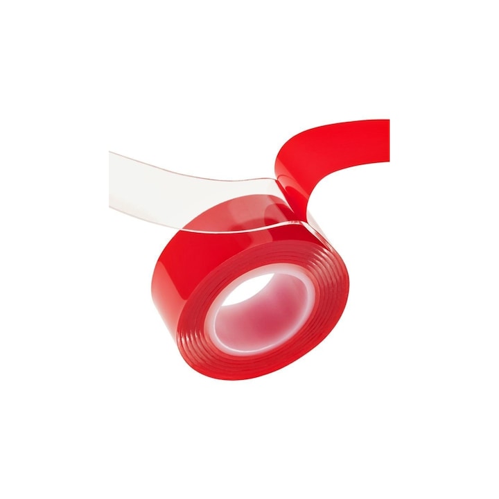 Banda dublu adeziva transparenta profesionala 30mmx3m