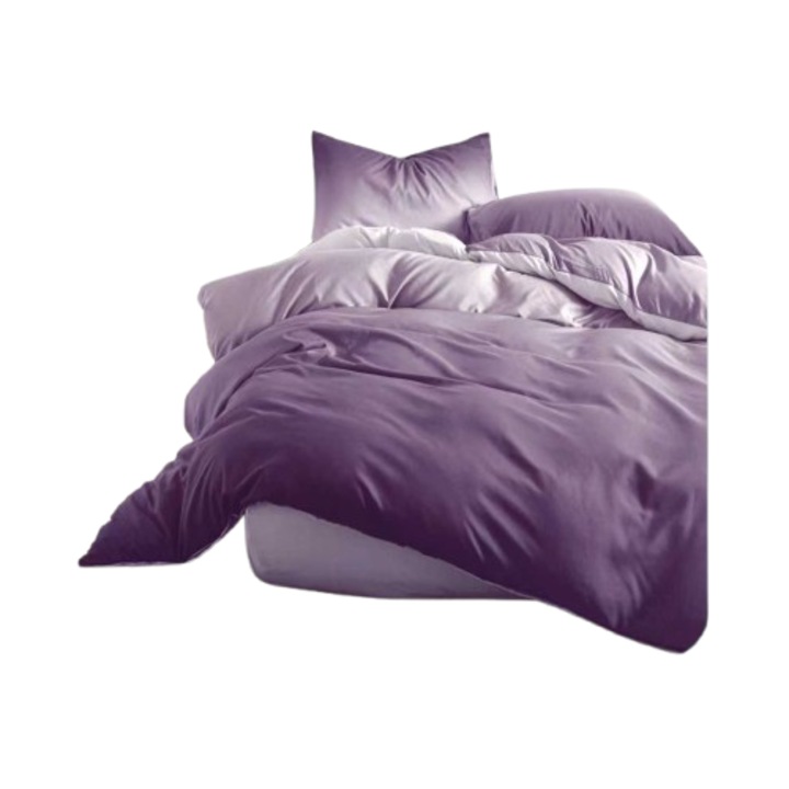 4 részes gumis ágyneműhuzat, 2 személyes, 180x200 cm, színátmenetes