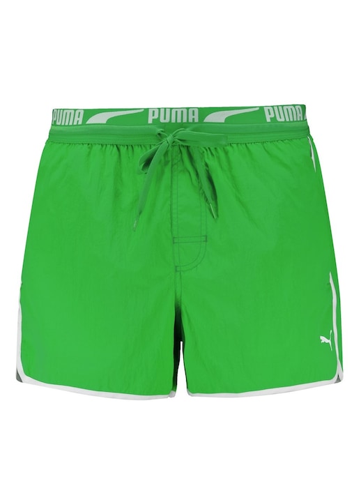 Мъжки шорти за плаж Puma, зелен, размер S, рециклиран полиестер, регулируема връзка