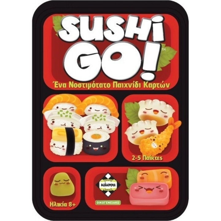 Joc de societate Kaissa Epitrapezio Sushi Go pentru 2-5 jucatori, 8+, Eton