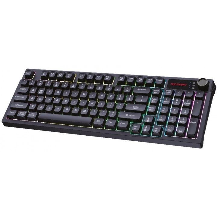 Tastatura Gaming ZEROGROUND KB-3800G HANZO RGB