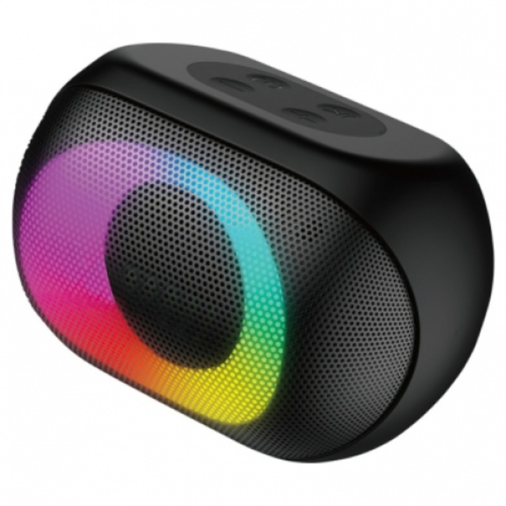 Boxa portabila YENKEE YSP 3005 BT GLIMMER, Bluetooth 5.3, 8W, culoare neagra