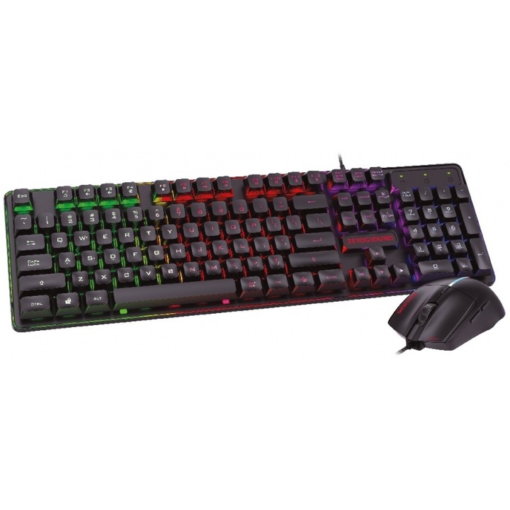 Techly Tastatura USB 104 taste, tip US, neagra