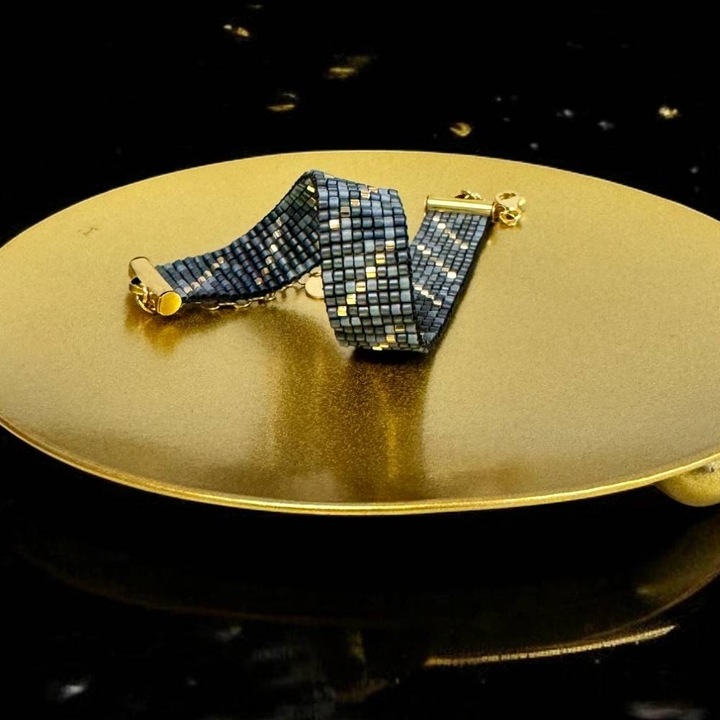 Bratara eleganta handmade pentru femei din margele miyuki, Ansel