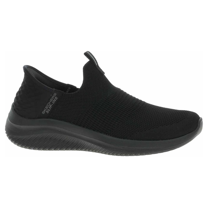 Tenisi dama Skechers, Slip-ins Ultra Flex 3.0 Cozy Streak, textil, negru, 37, 5 EU