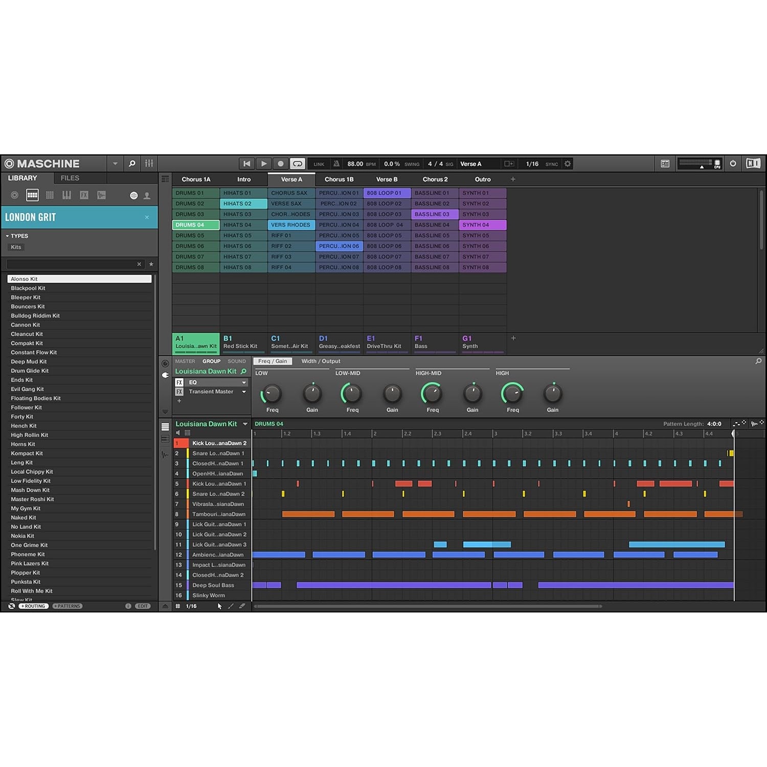 Controller MIDI Native Instruments MASCHINE MK3, 16 Pad-uri RGB, 8