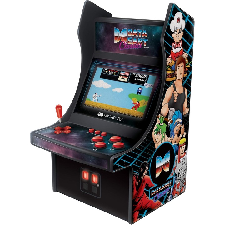 Micro Player Jocuri Clasice, My Arcade, Data East, design ergonomic, compact