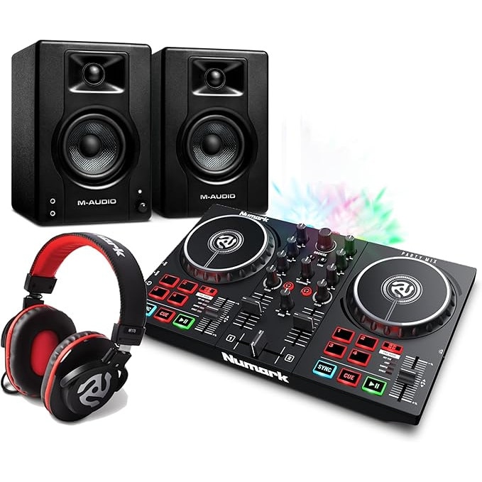 Pachet complet pentru Dj, Hercules, Dj Learning Kit, boxe, casti