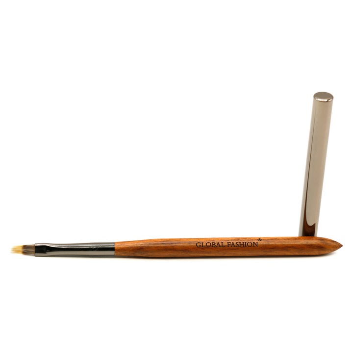Четка за нокти, Global Fashion, Ombre Brush, кафяв цвят, ергономичен дизайн