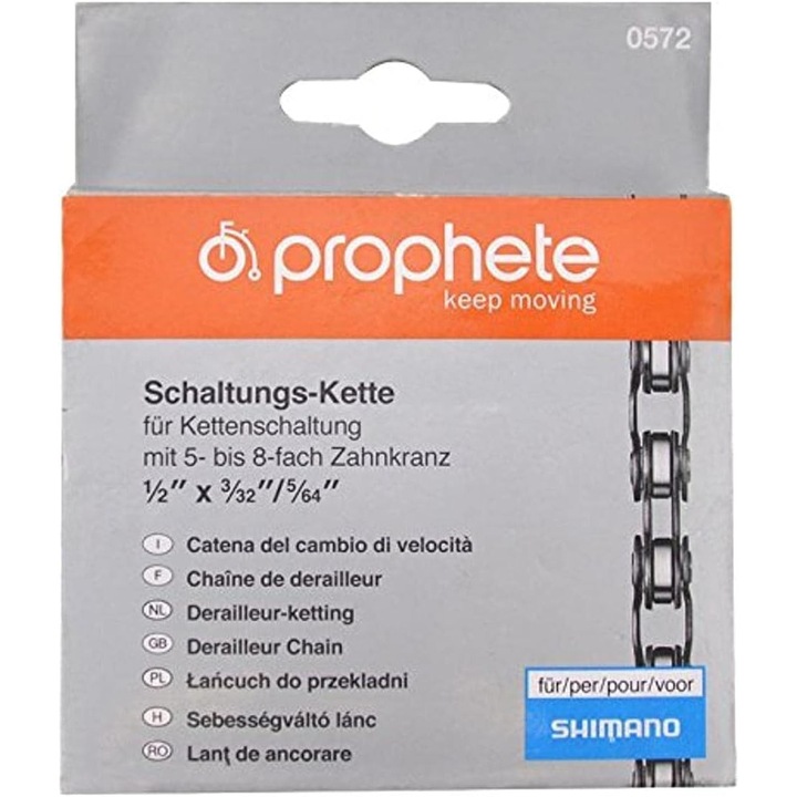 Lant Bicicleta Prophete Multi-Color pentru 5-8 Viteze
