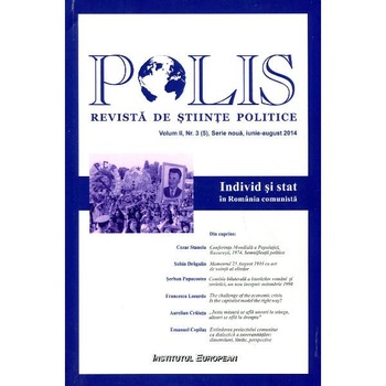 Polis Vol.2 Nr.3 IuniE-August 2014 Revista De Stiinte Politice Polis Vol.2 Nr.3 IuniE-August 2014 Revista De Stiinte Politice