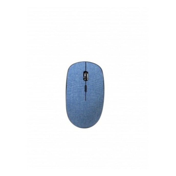 Mouse wireless 2.4G, fabric, albastru