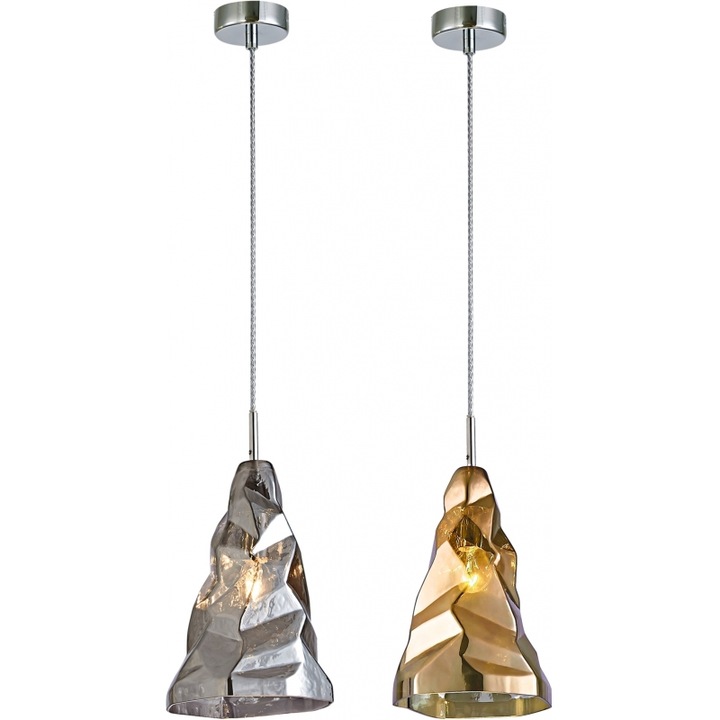 Lustra Bellota SE4312-01 Luigi, sticla fumurie, G4