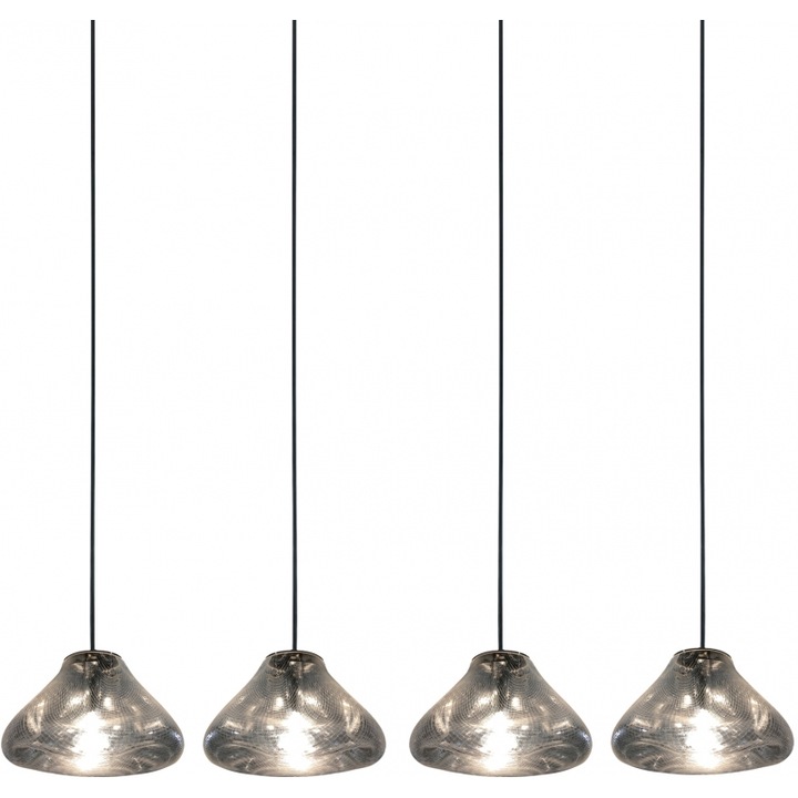 Lustra pendul Home Lighting WS1420-4 CLOUD din sticla, 77-3687, 4 brațe, design modern