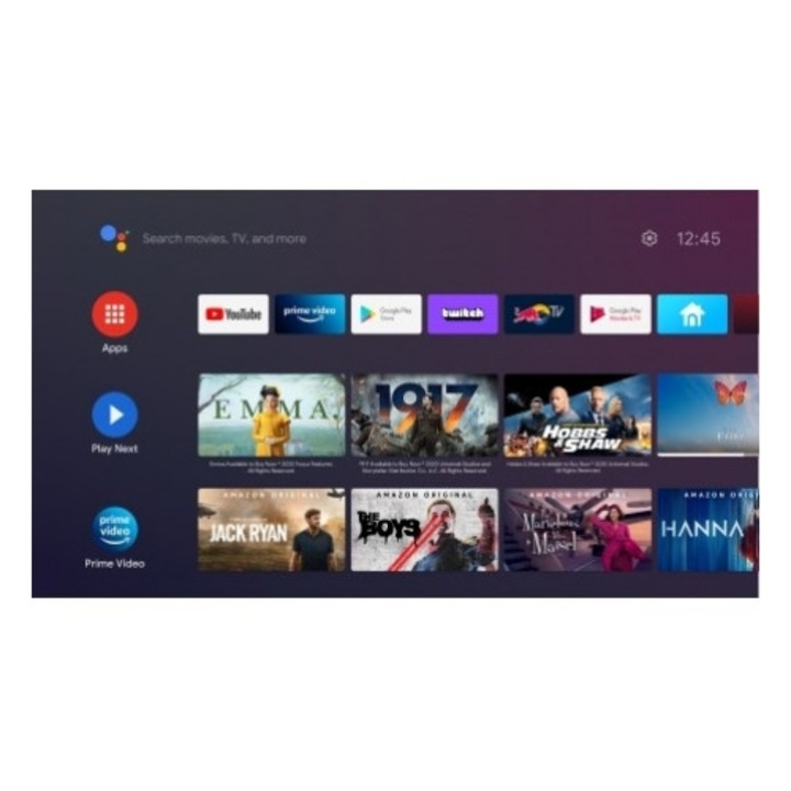 Videoproiector Smart BYINTEK P70 DLP 3D 4K, 3000:1, Lumeni 380 ANSI, Boxe Integrate 2x 5W, 8000 mAh, WiFi, Bluetooth 5.0, Android 9.0, Gri