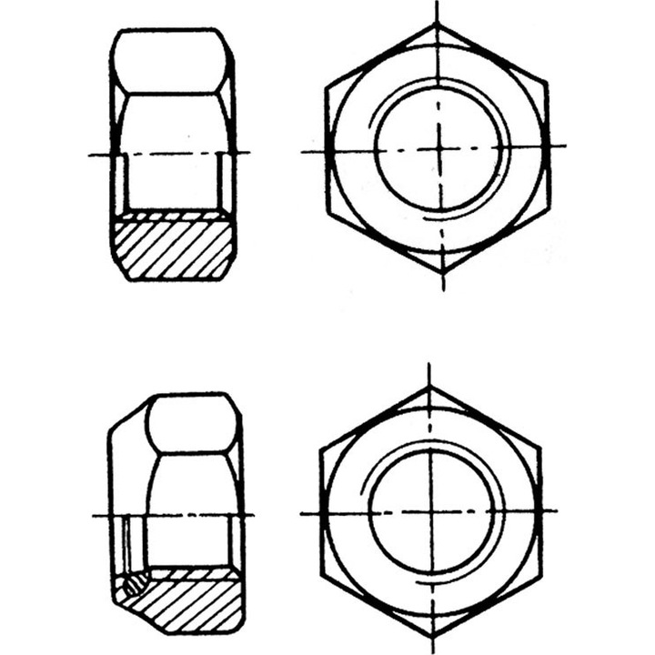 Surub exagonal PH 8 mm Inox 316, Lalizas, set