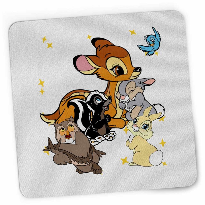 Mousepad Bambi Thumper Flower Natura Sconcs, 21x19cm