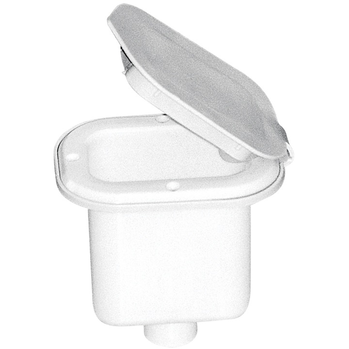 Accesorii articole de voiaj, Lalizas, Theke gia Ntous cu Kapaki, Tetragone, 125x97mm, Alb