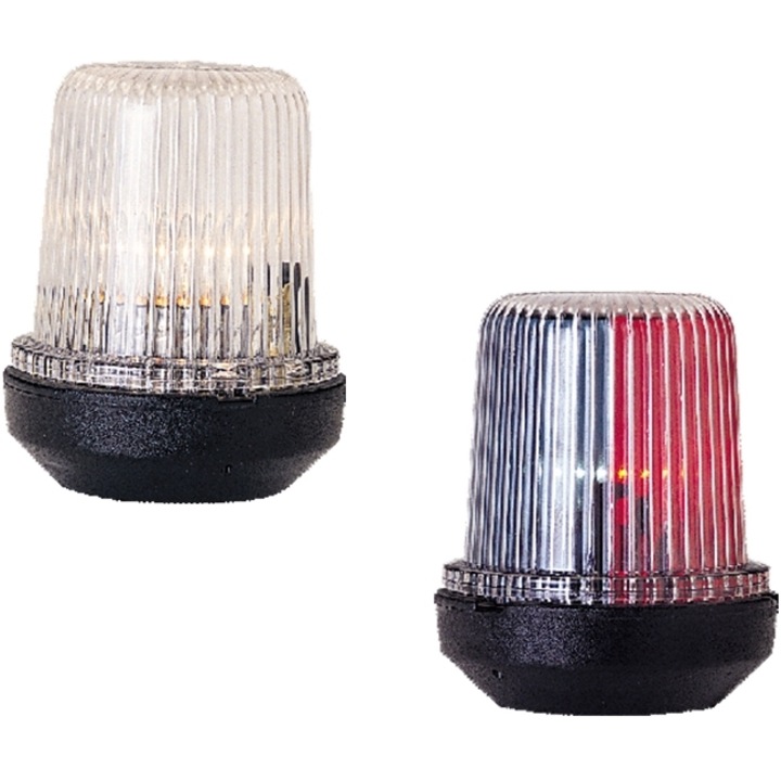 Lanterna CLASSIC LED 12 Phanos Peribleptos, alb, cu capac negru