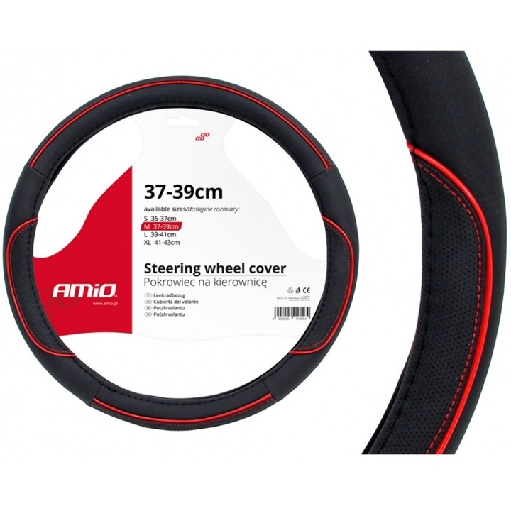 Husa auto Amio 37/39cm, multicolor, set 1 tema