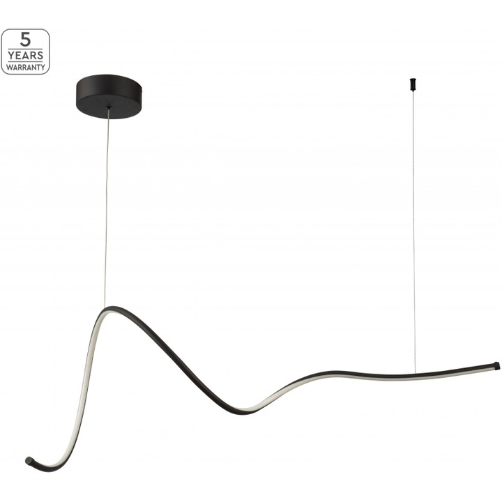 Lustra LED 120 Krishna, neagra, 77-8168